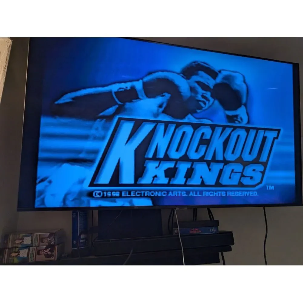 PlayStation 1 PS1 EA Sports Knockout Kings 1998 Game Disc‎ And Manual WORKS